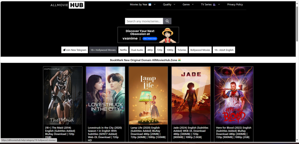 all-movies-hub-homepage